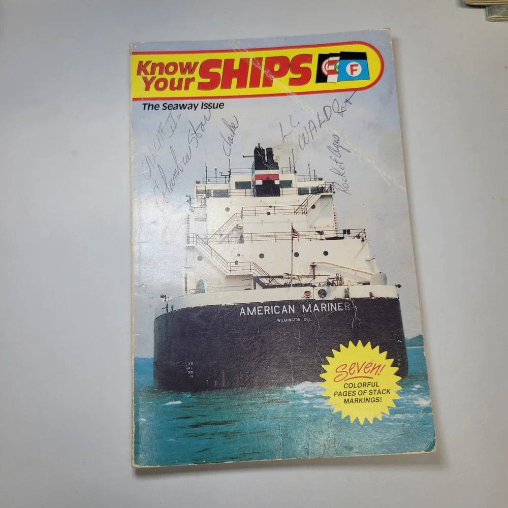 Know Your Ships 1991 Seaway Issue Great Lakes Marine Publishing Thomas Manse